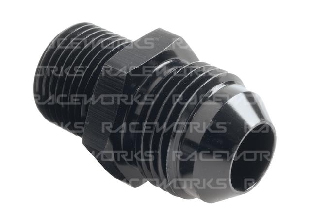 Raceworks Male Flare An-8 To Male Bspp 1/2"