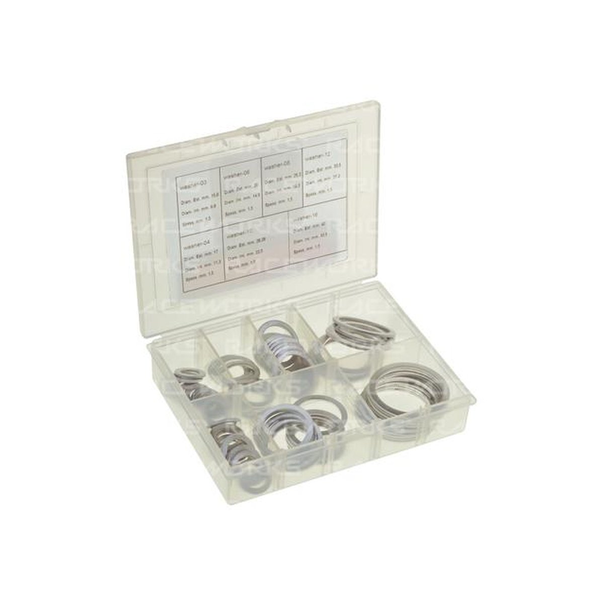 Raceworks Aluminium Washer Kit 10 Of Each Size An-3 To An-16