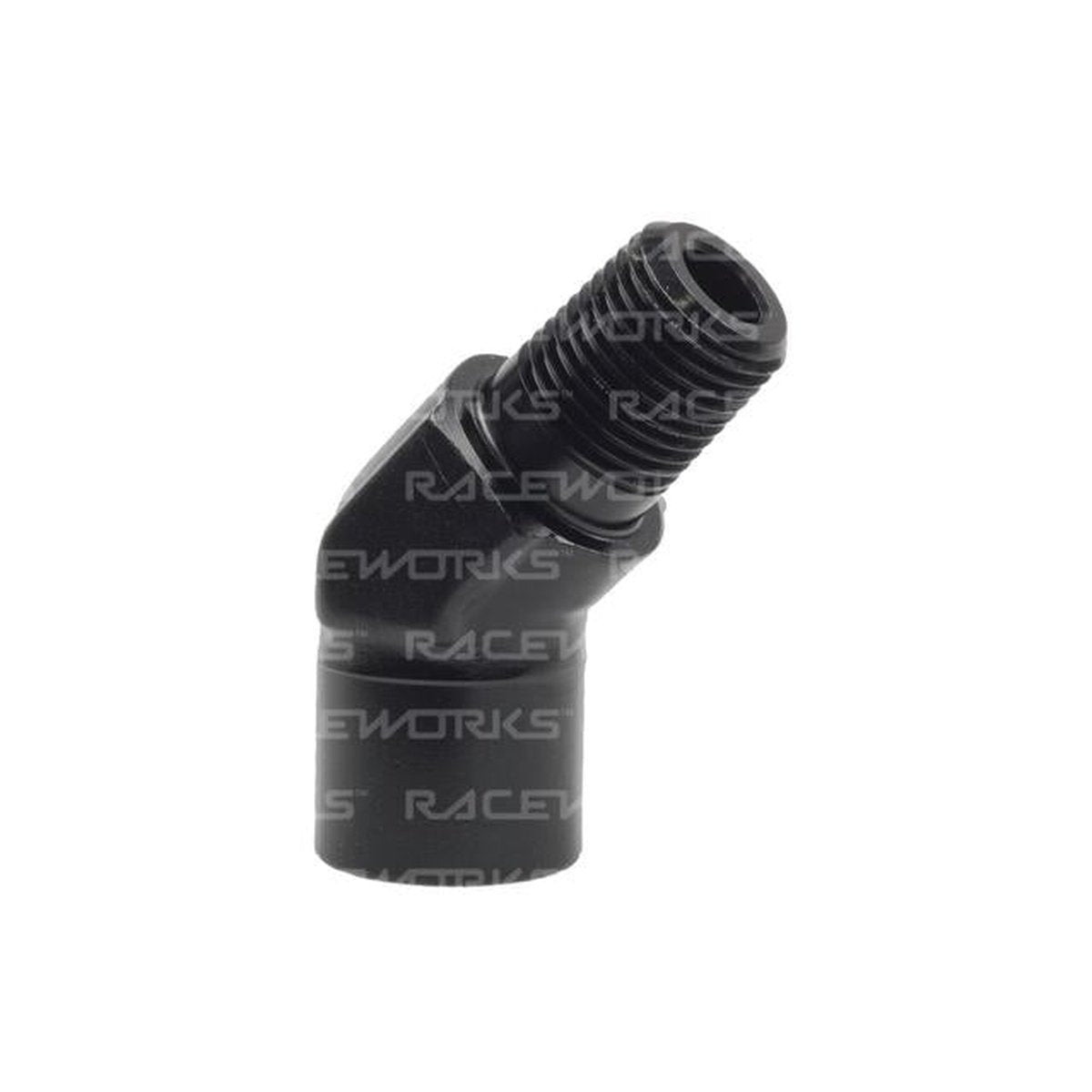 Raceworks 3/8 Npt 45Deg Female-Male Elbow