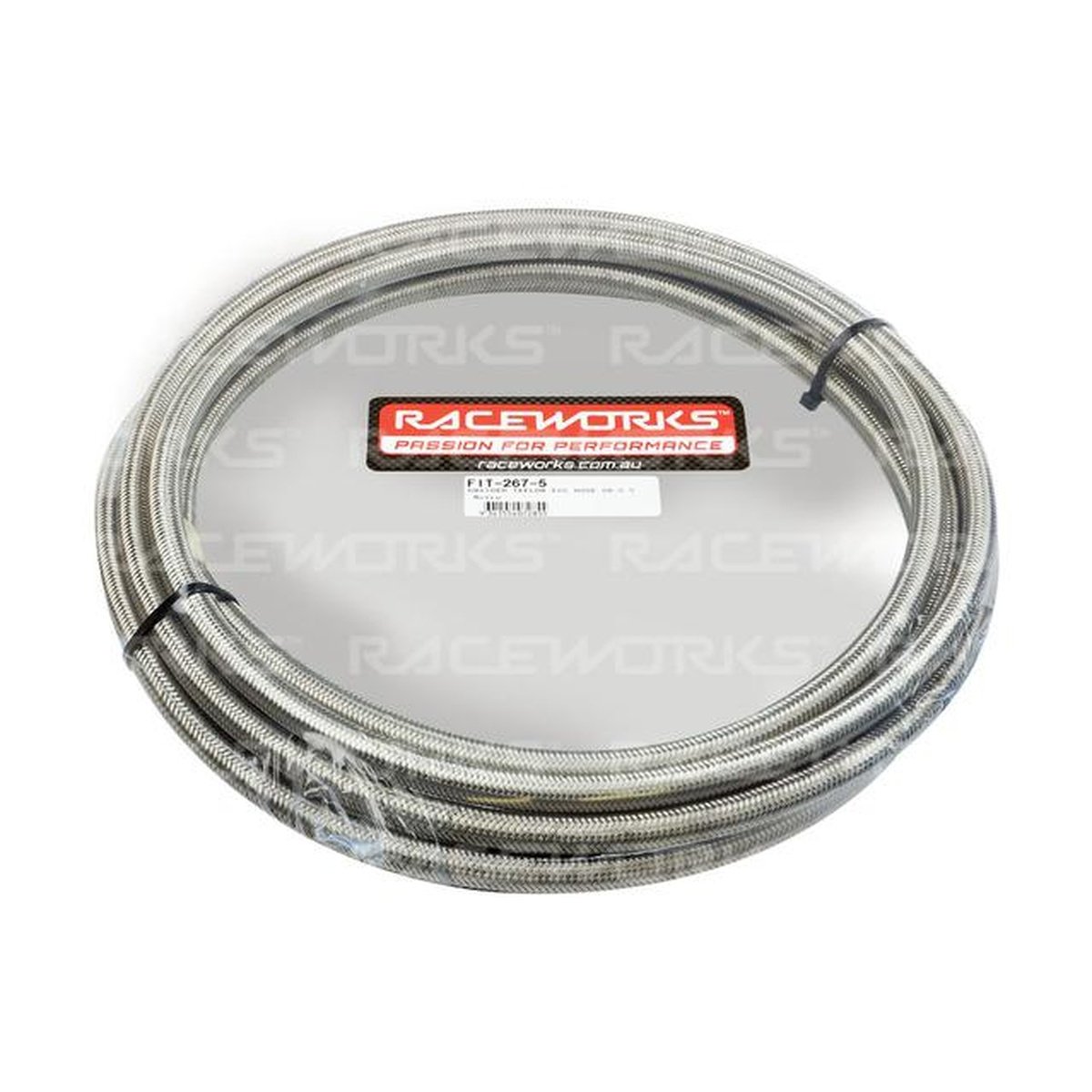 Raceworks Braided Teflon E85 Hose AN-8 30 Metres