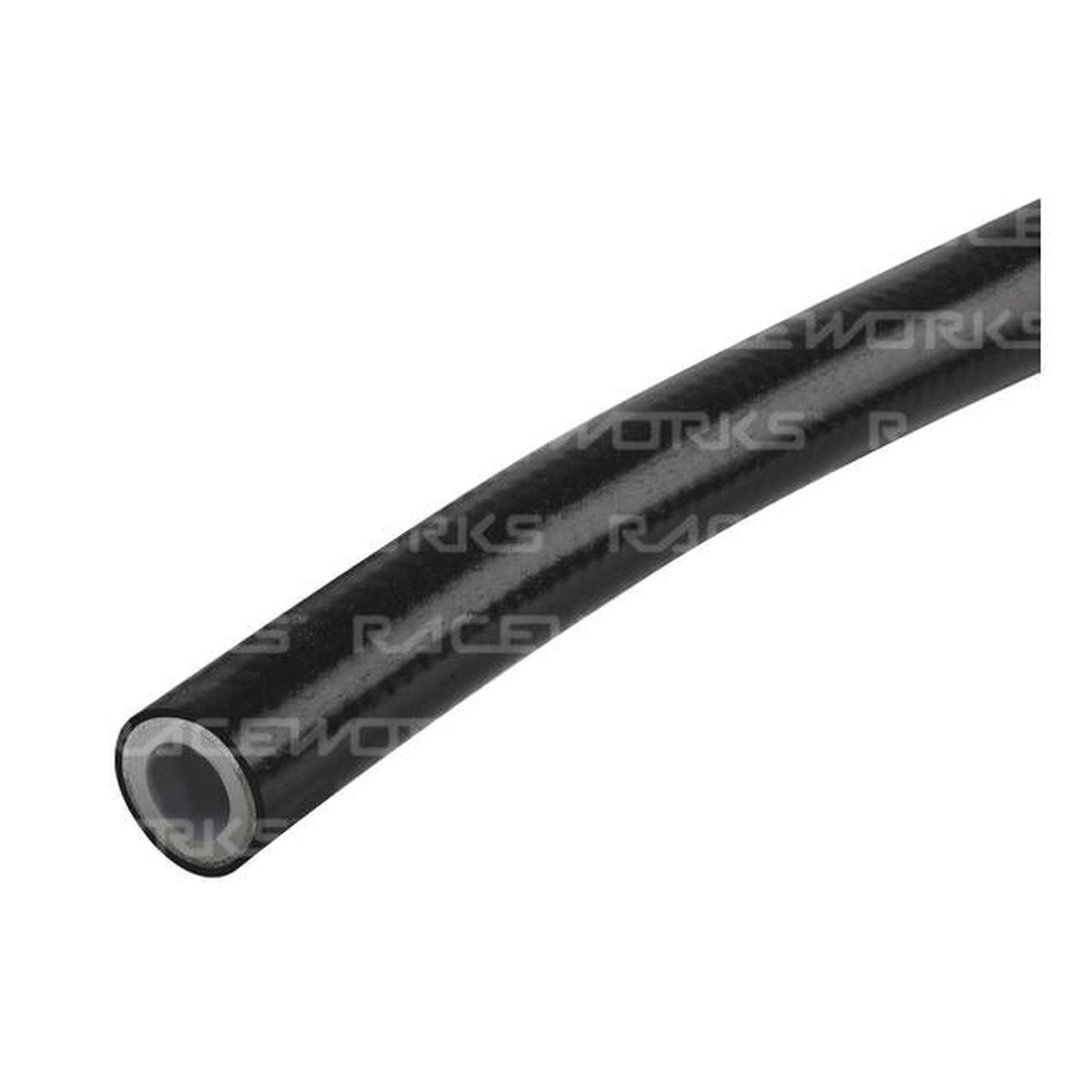 Raceworks Braided Teflon E85 Hose With Black Pvc Cover An-3 1 Metre