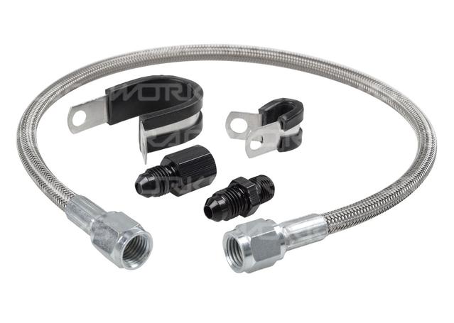 Raceworks 1/8 Npt Pressure Sensor Flexible Hose Extension Kit