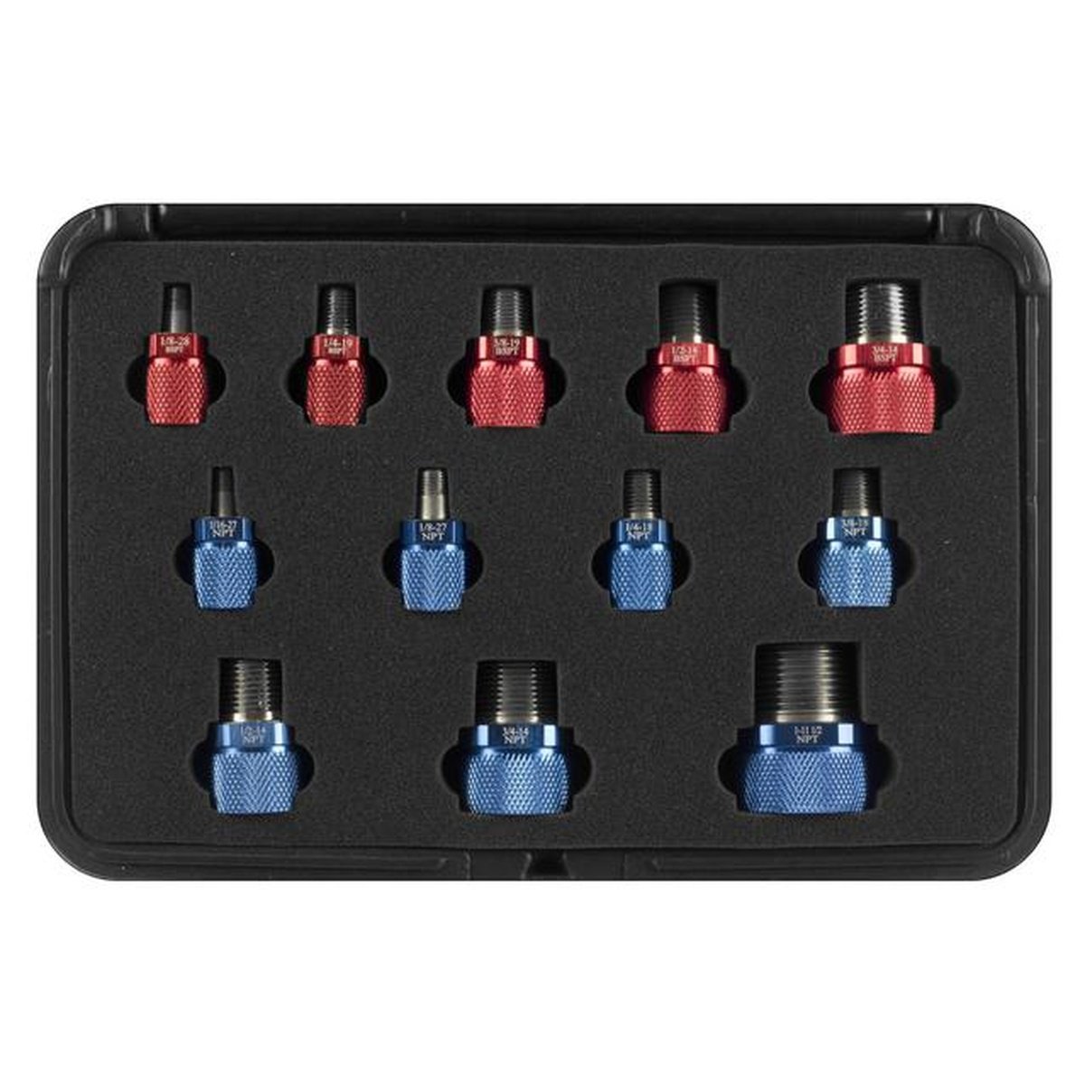 Raceworks Bspt/Npt Tapered Thread Identification Kit (12Pc)