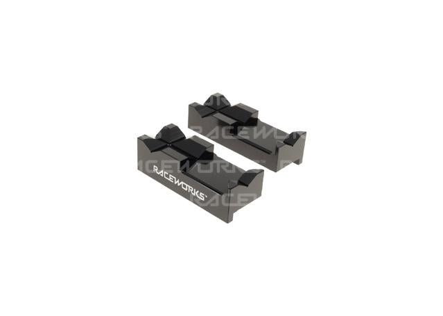 Raceworks Premium Billet Aluminium Vice Jaws Black