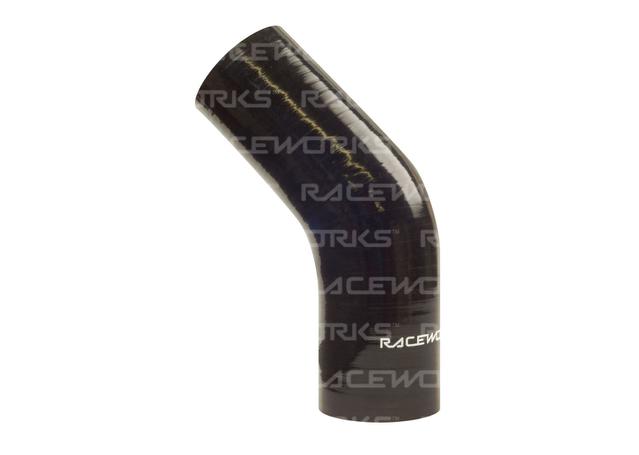 Raceworks Silicone 45 Elbow 2" (51mm) Black