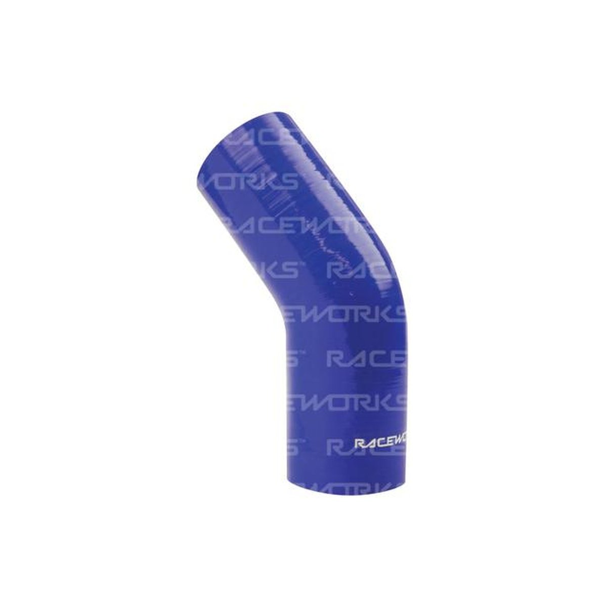 Raceworks Silicone 45 Elbow 5" (127mm) Blue
