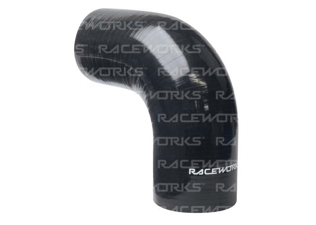 Raceworks Silicone 90 Elbow 0.75" (19mm) Black
