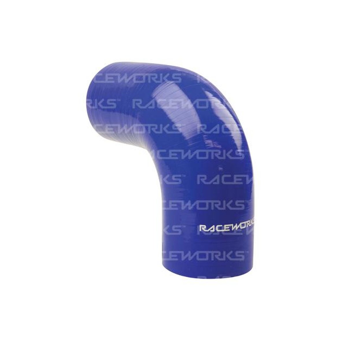 Raceworks Silicone 90 Elbow 3.5" (89mm) Blue