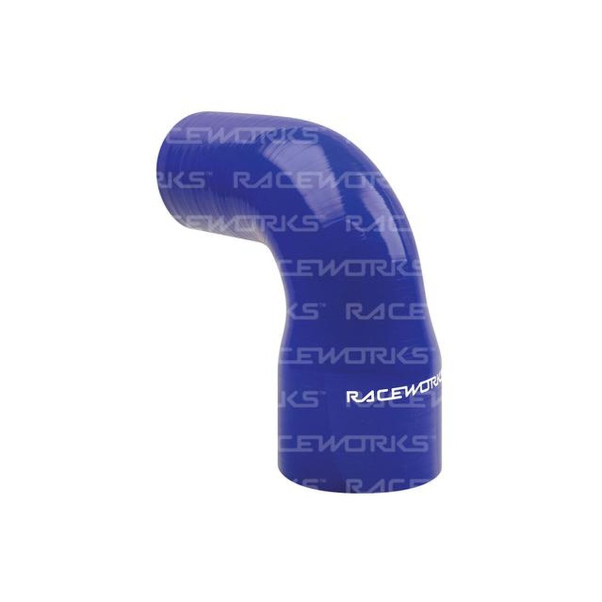 Raceworks Silicone 90 Reducer Elbow 2-2.5" (51-63mm) Blue