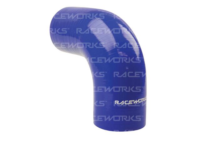 Raceworks Silicone 90 Elbow 2" (51mm) Blue