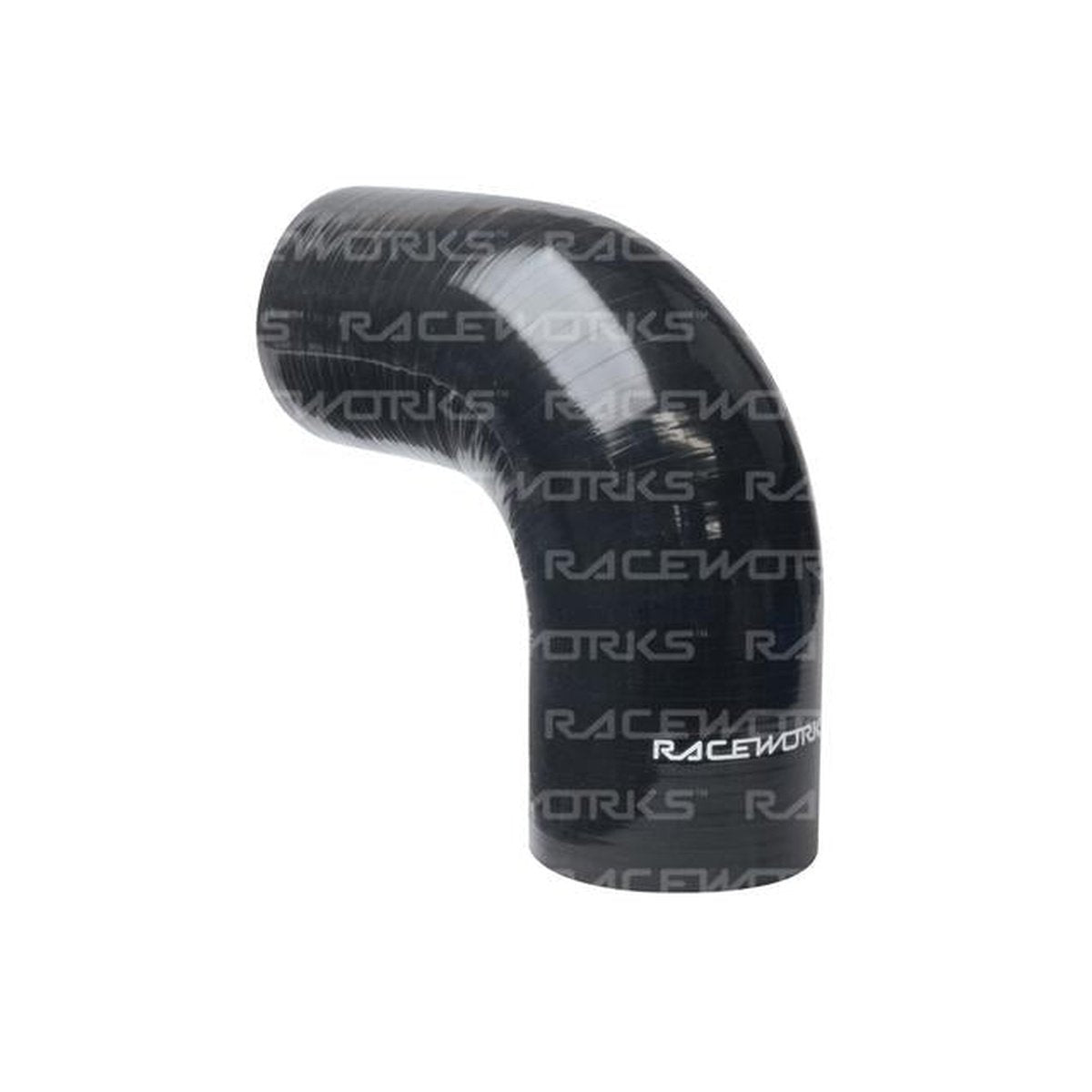 Raceworks Silicone 90 Elbow 3.25" (83mm) Black