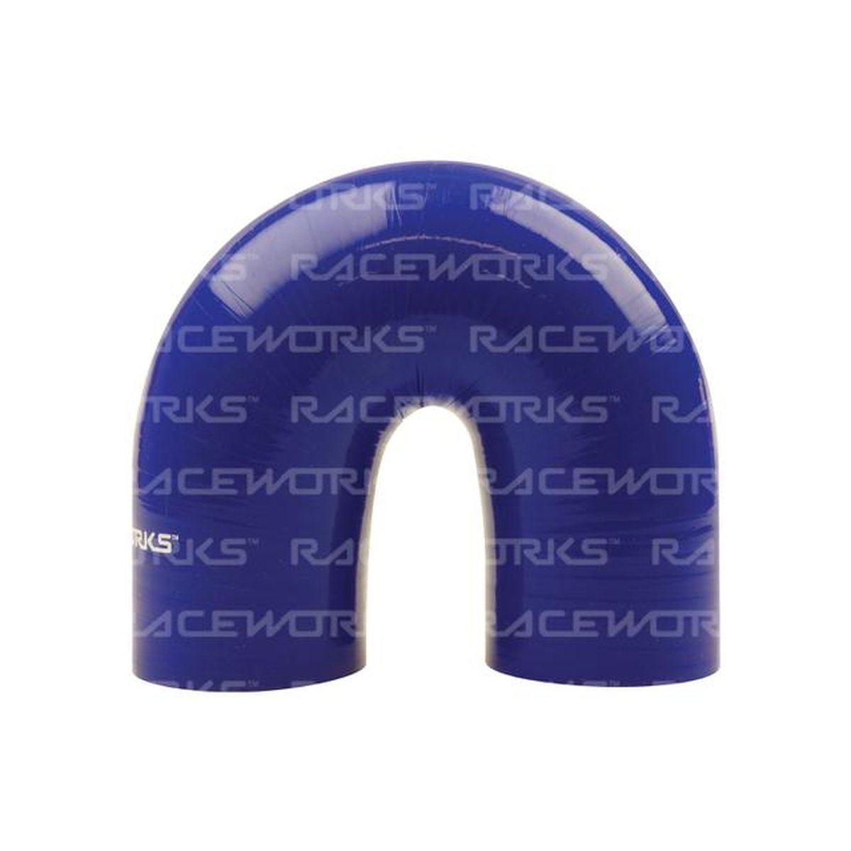 Raceworks Silicone 180 Elbow 2.75" (70mm) Blue