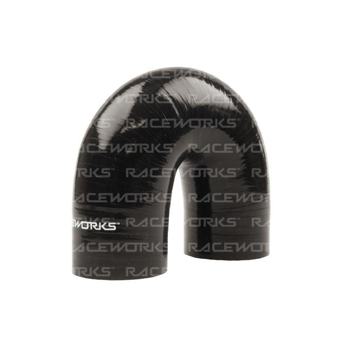 Raceworks Silicone 180 Elbow 3" (76mm) Black