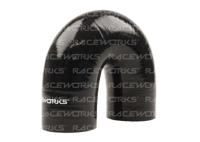 Raceworks Silicone 180 Elbow 4" (102mm) Black