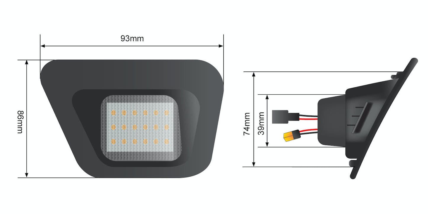 STEDI LED License plate light RAM 1500 2500 LEDCONVRAMLCNS