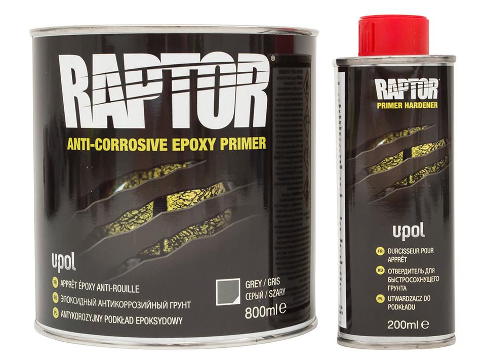 Raptor Anti-Corrosive Epoxy Primer 4:1 Kit