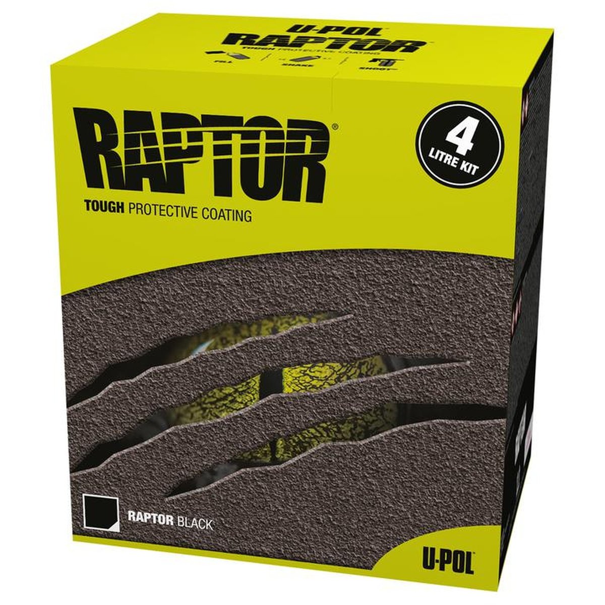 Raptor Coating Black Kit 4L