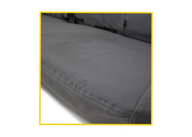 Razorback 4x4 Rear Row Canvas Seat Covers Charcoal (Suits Volkswagen Amarok) VRV-20RB