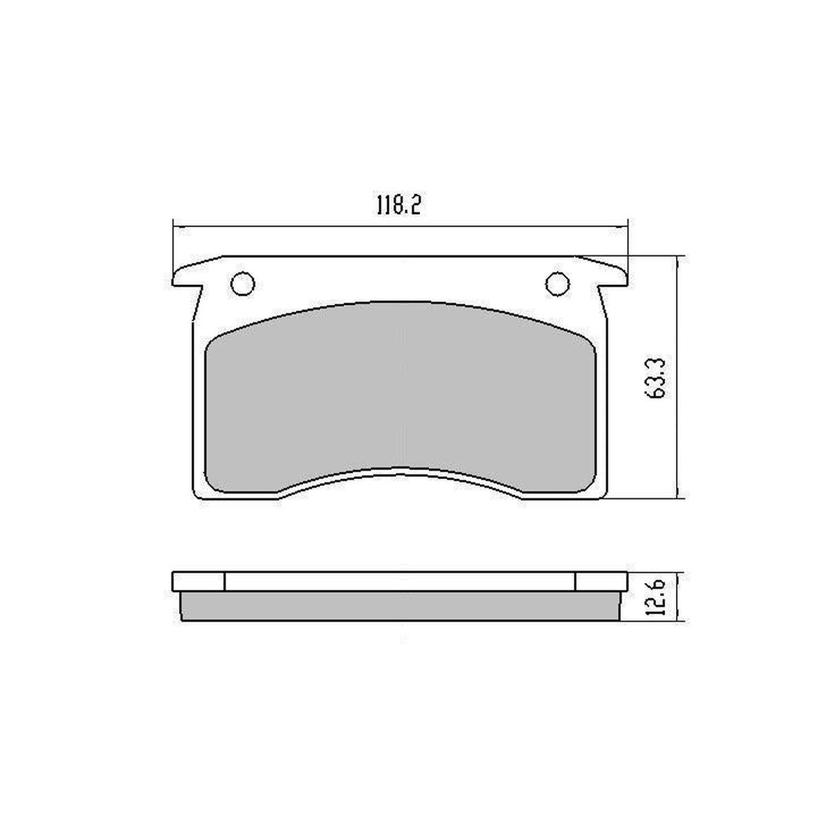 RDA GP Max Brake Pad Set Front RDB1029