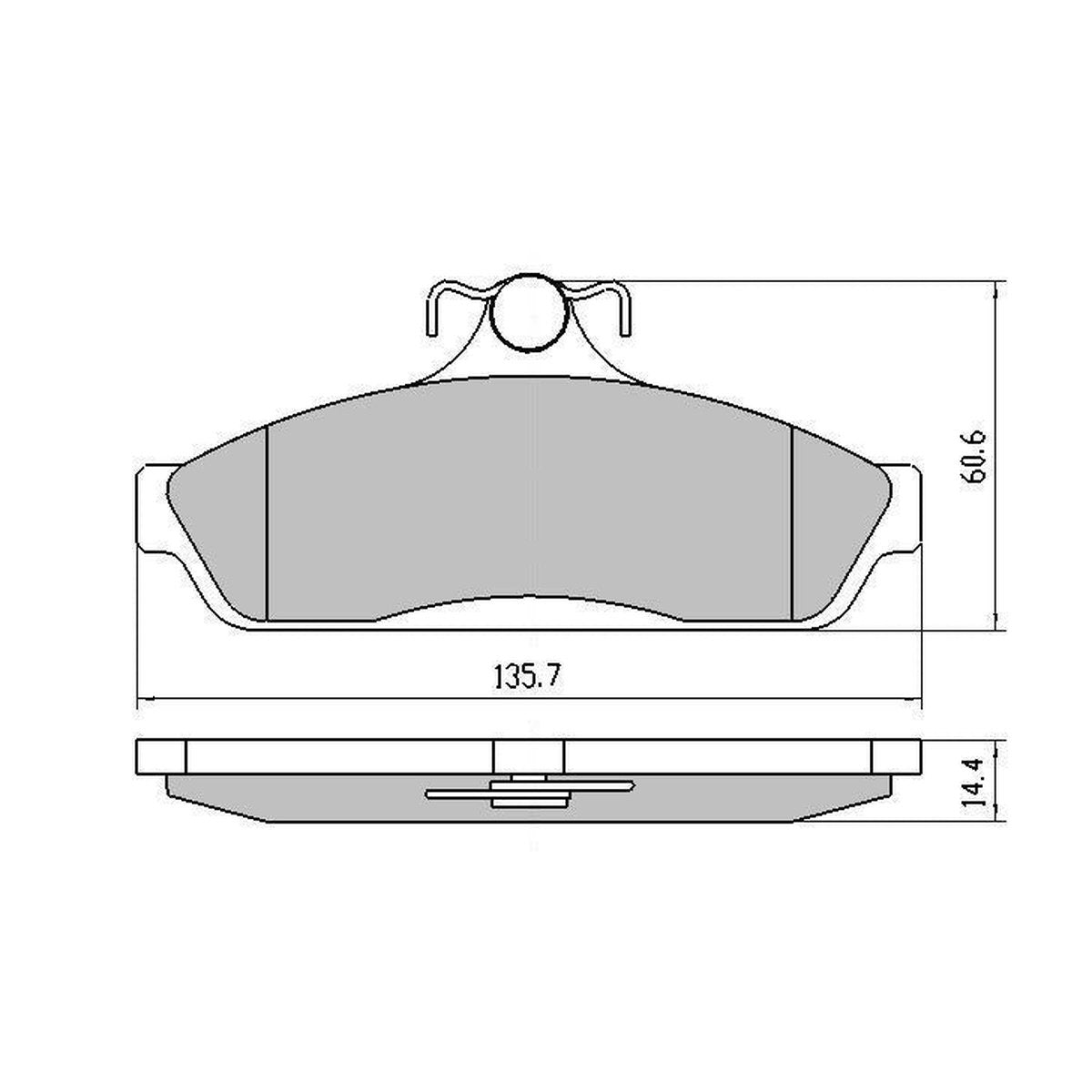 RDA GP Max Brake Pad Set Front RDB1085