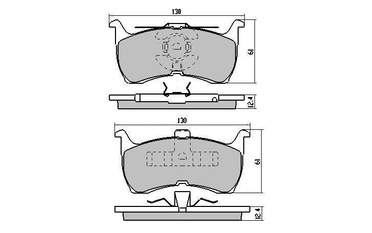 RDA Phantom Ceramic Brake Pad Set Rear RDC1109