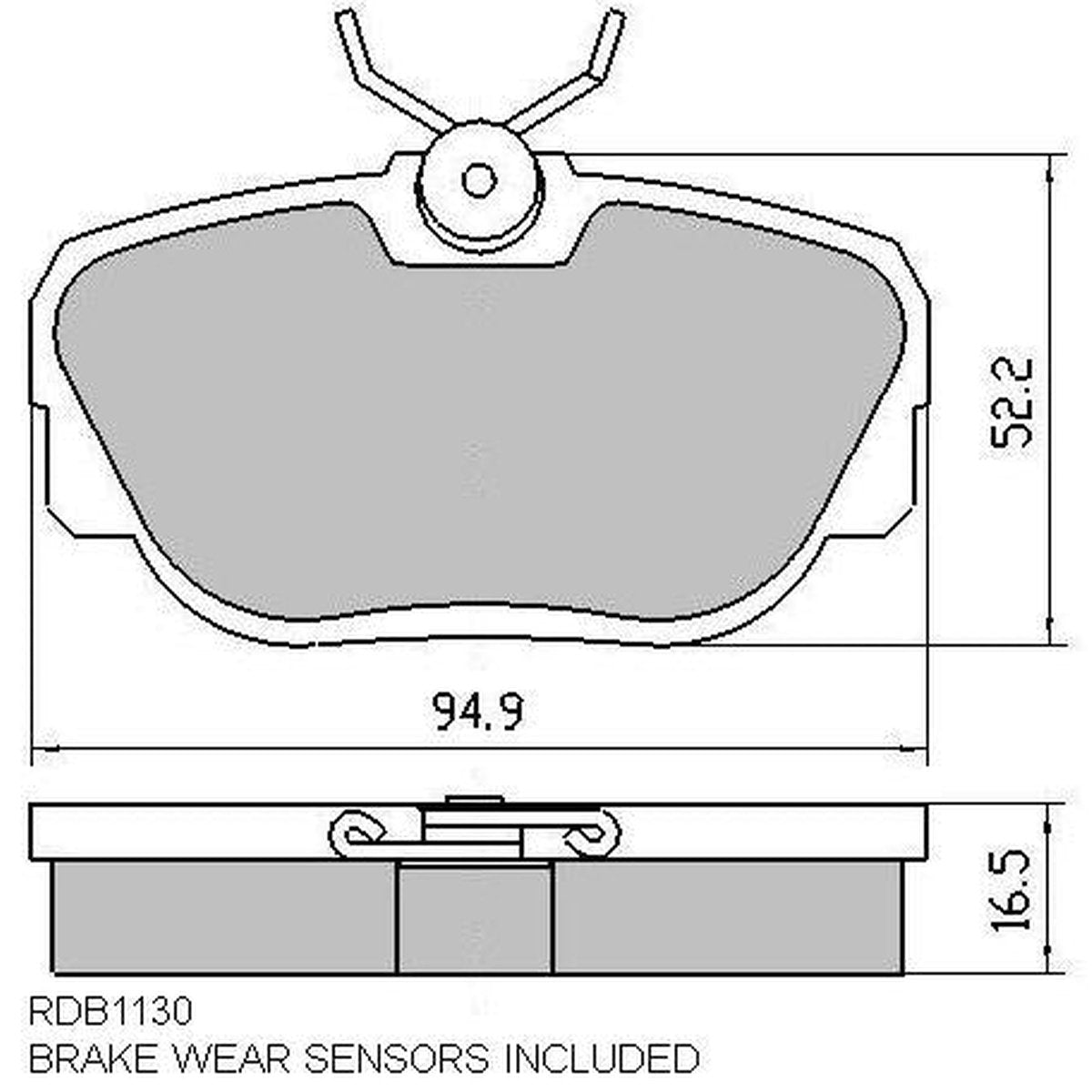 RDA Phantom Ceramic Brake Pad Set Front RDC1130