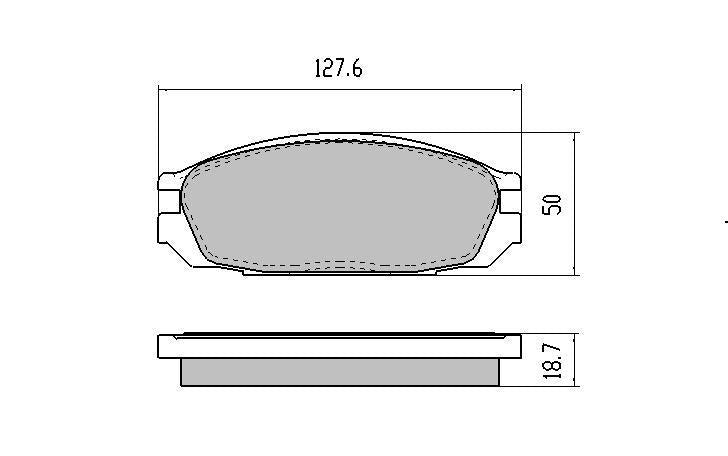 RDA Phantom Ceramic Brake Pad Set Rear RDC1146