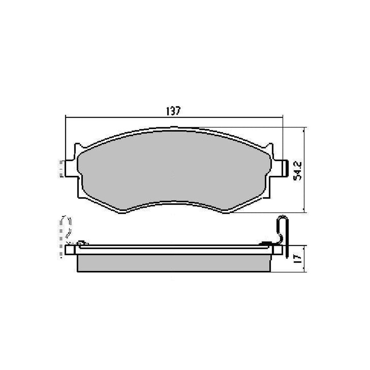 RDA GP Max Brake Pad Set Front RDB1165