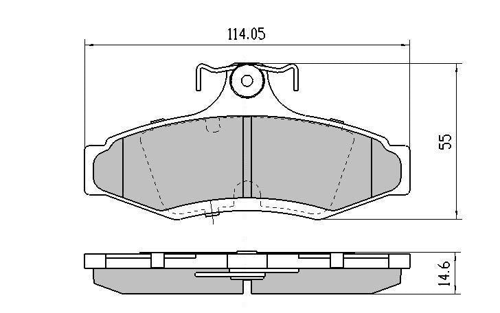 RDA GP Max Brake Pad Set Rear RDB1204
