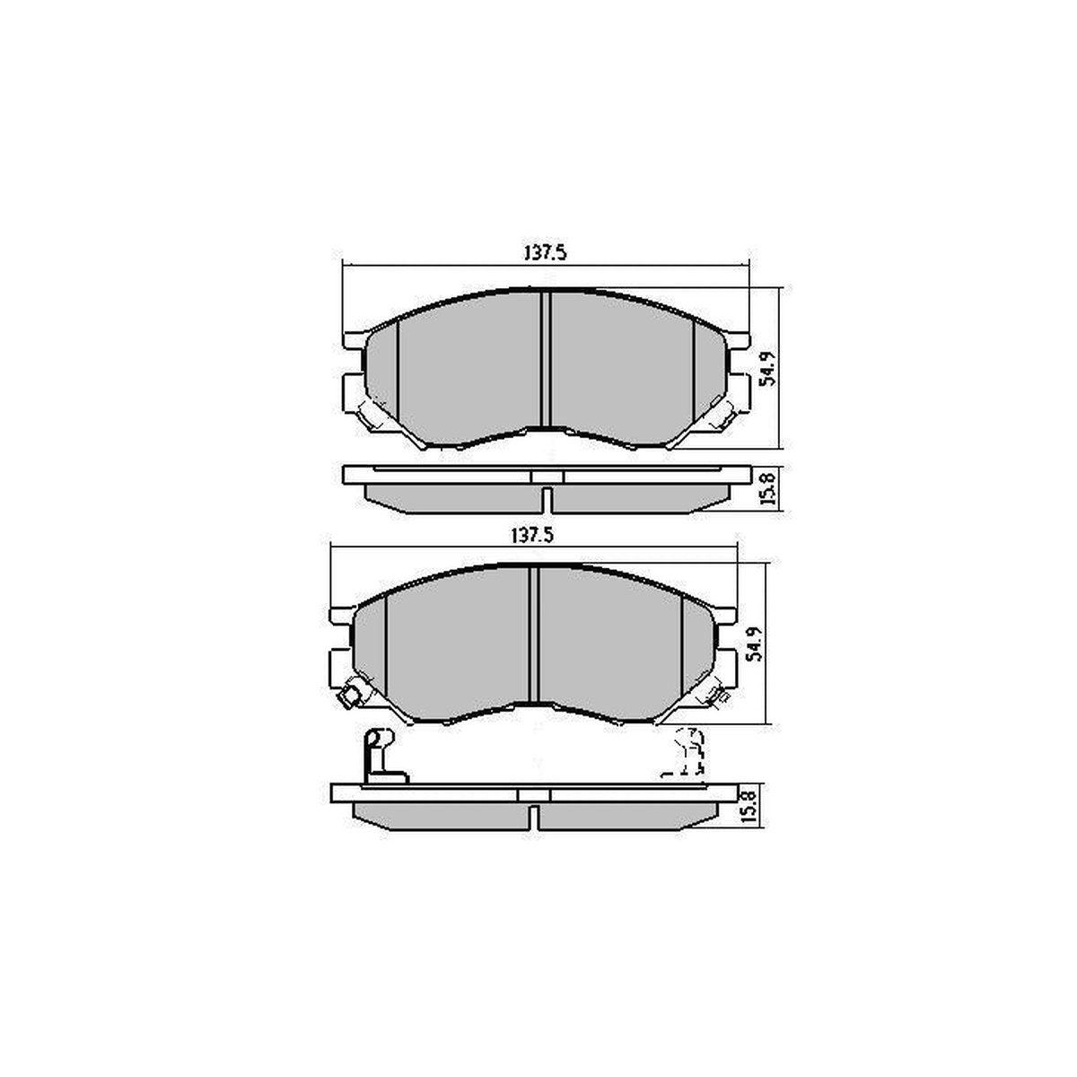 RDA Phantom Ceramic Brake Pad Set Front RDC1297