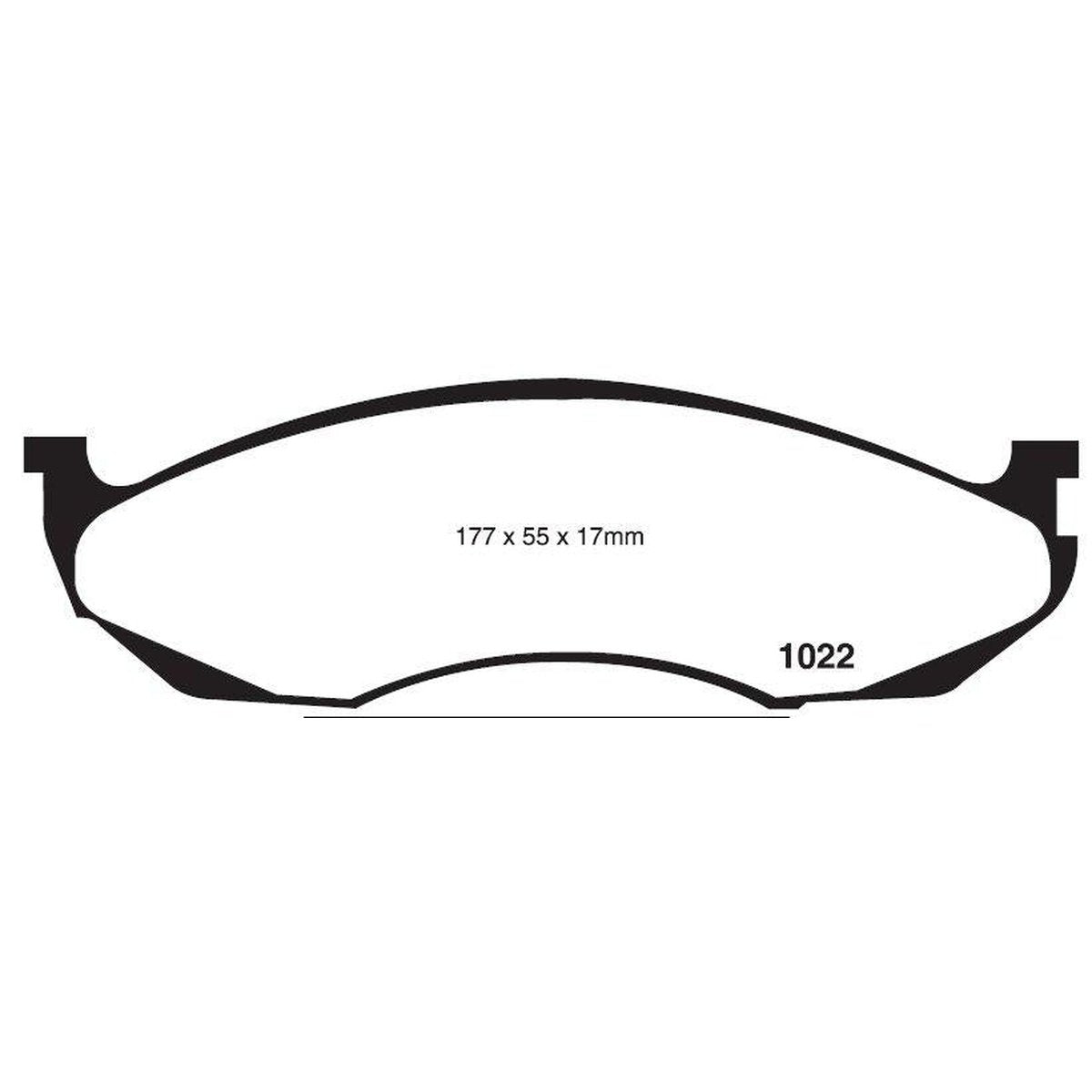 RDA Phantom Ceramic Brake Pad Set Front RDC1311