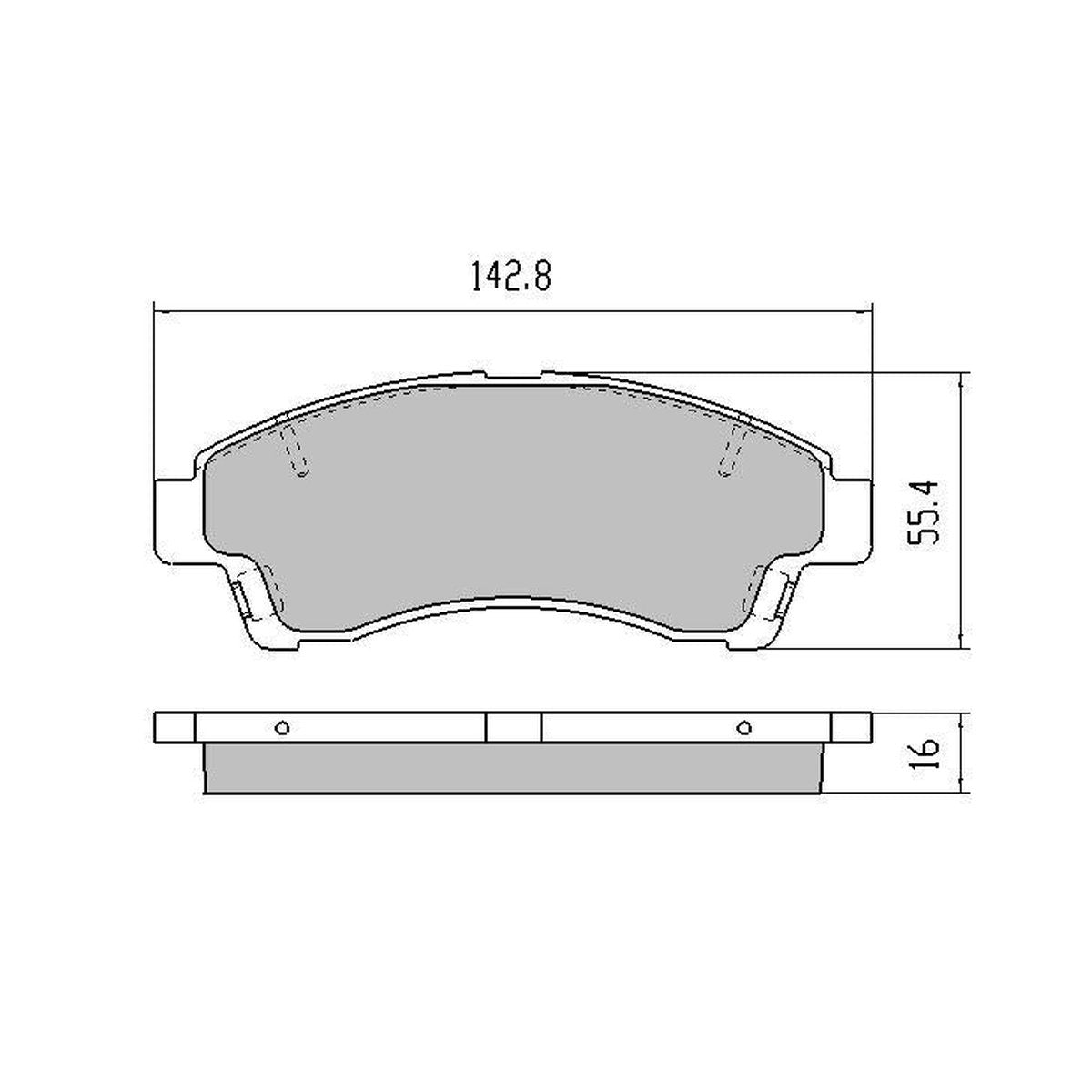 RDA Phantom Ceramic Brake Pad Set Front RDC1322
