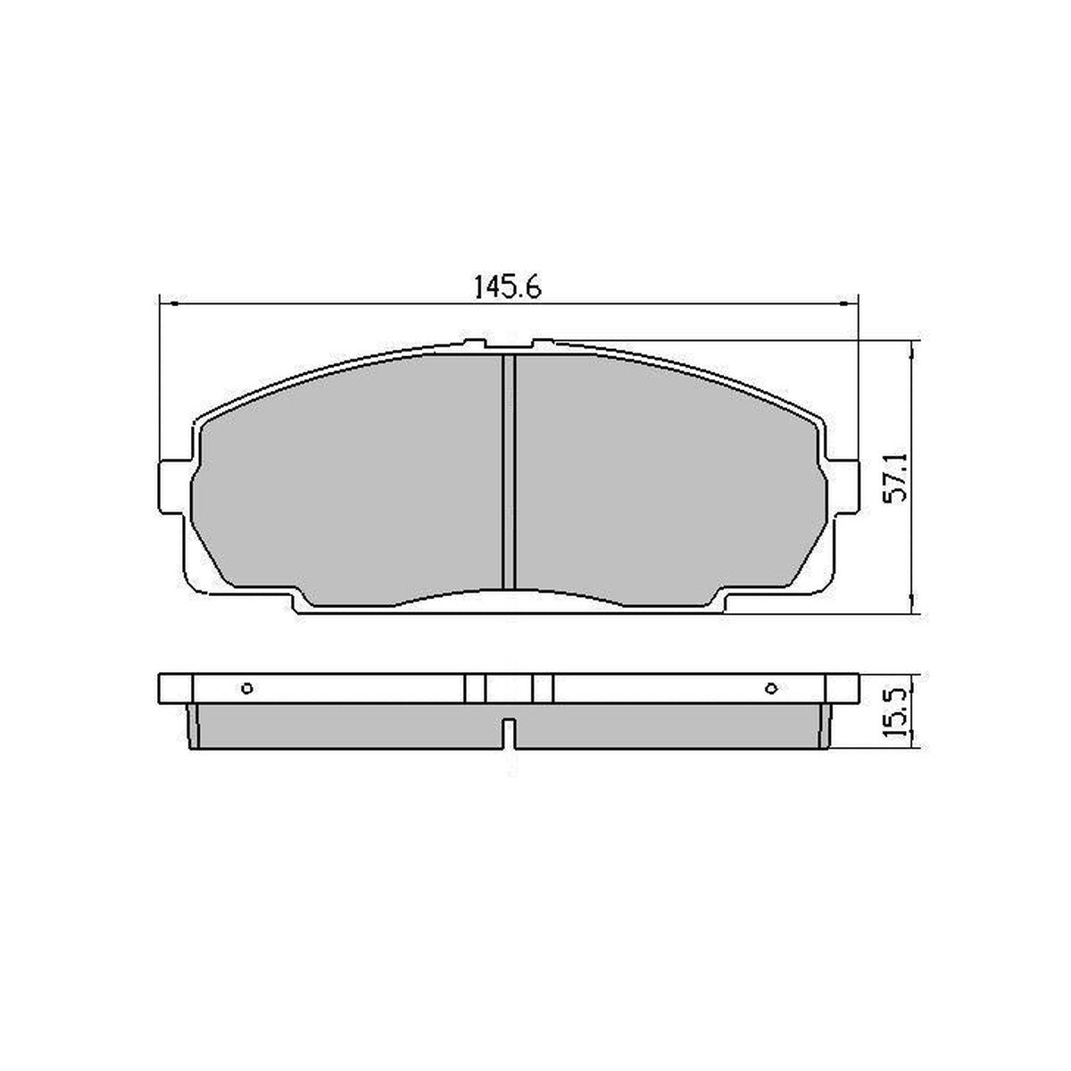RDA GP Max Brake Pad Set Front RDB1328