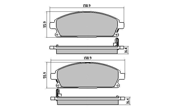 RDA Phantom Ceramic Brake Pad Set Front RDC1333