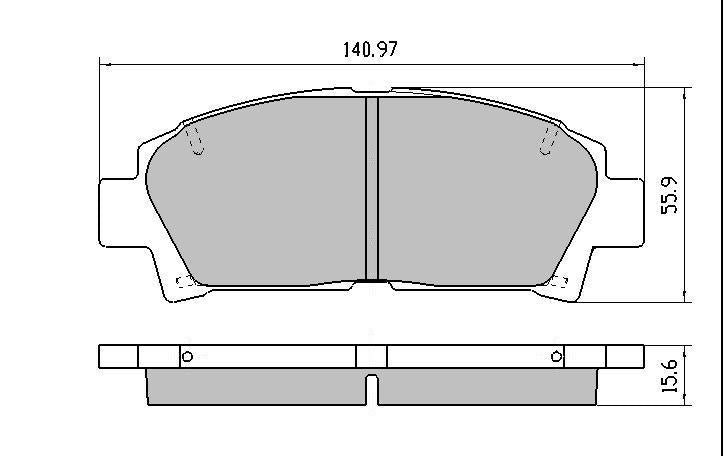 RDA GP Max Brake Pad Set Front RDB1352