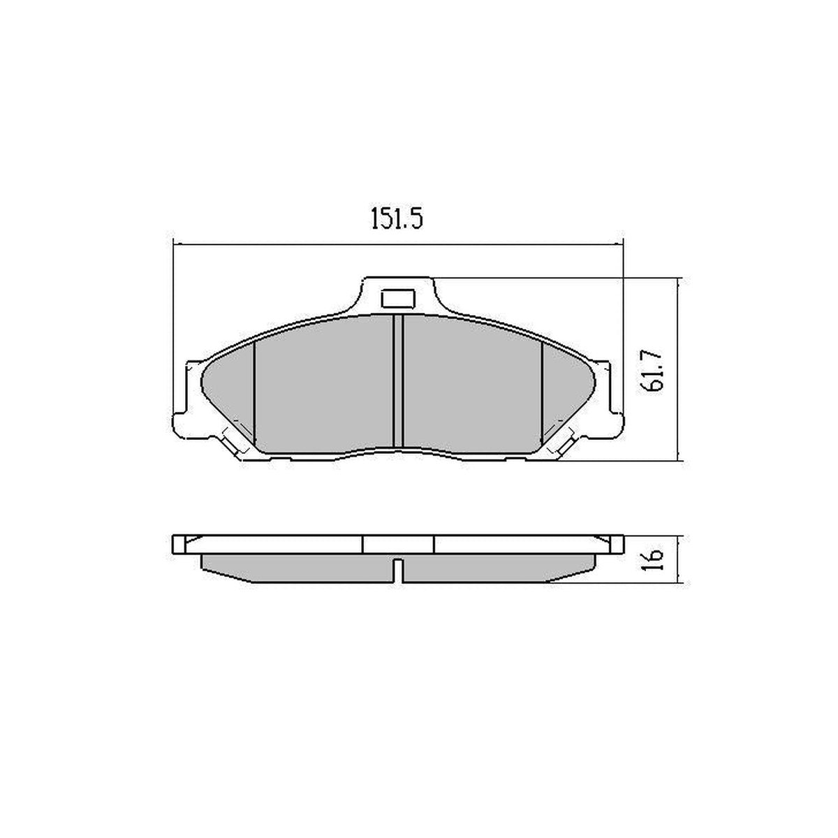 RDA Phantom Ceramic Brake Pad Set Front RDC1366