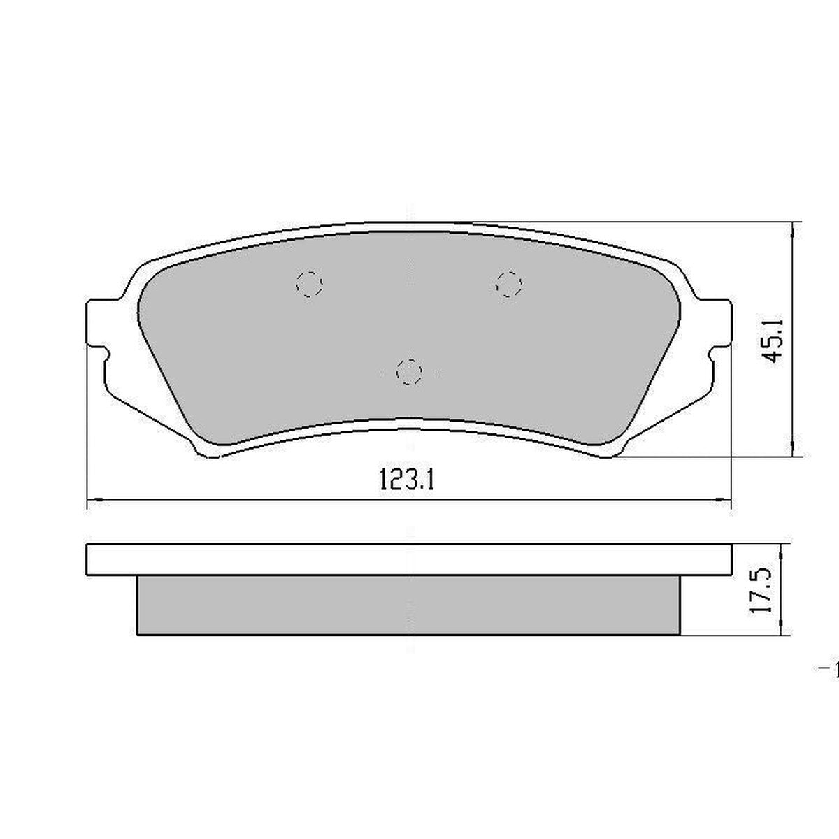 RDA Phantom Ceramic Brake Pad Set Rear RDC1383