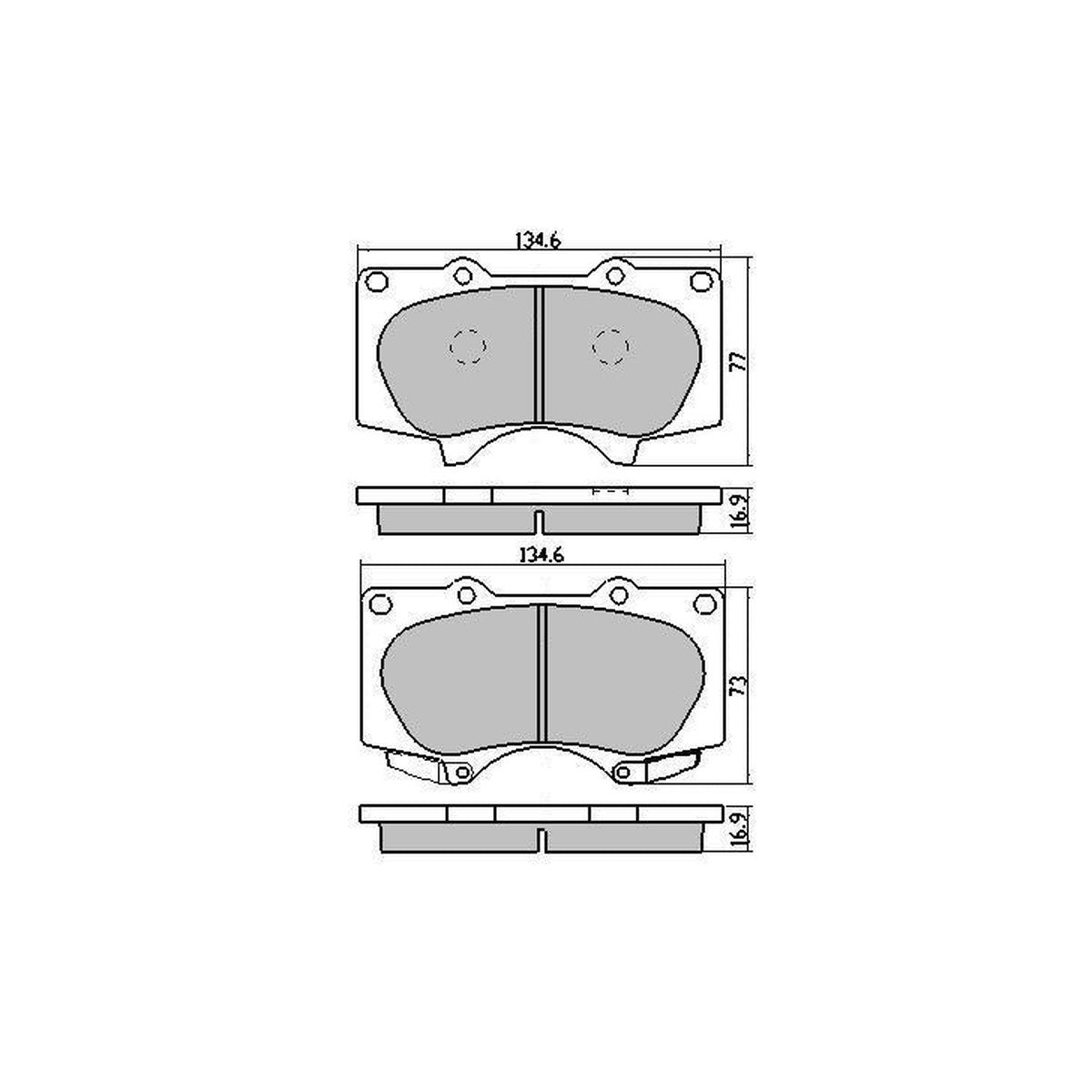 RDA Phantom Ceramic Brake Pad Set Front RDC1482