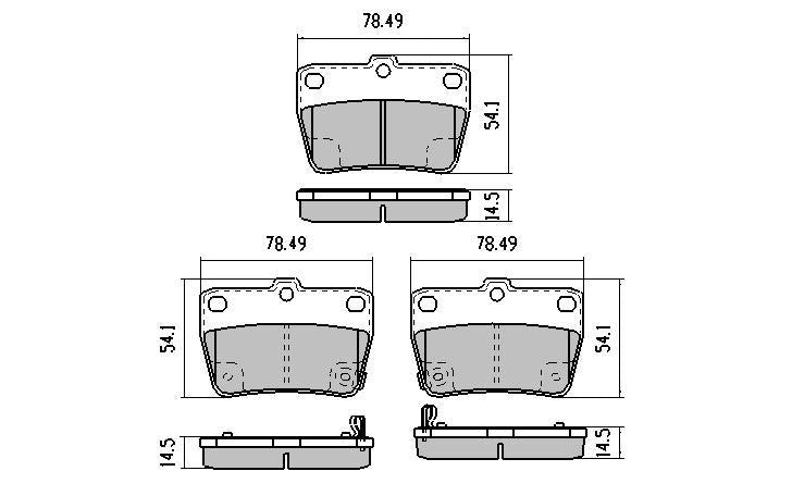 RDA GP Max Brake Pad Set Rear RDB1680