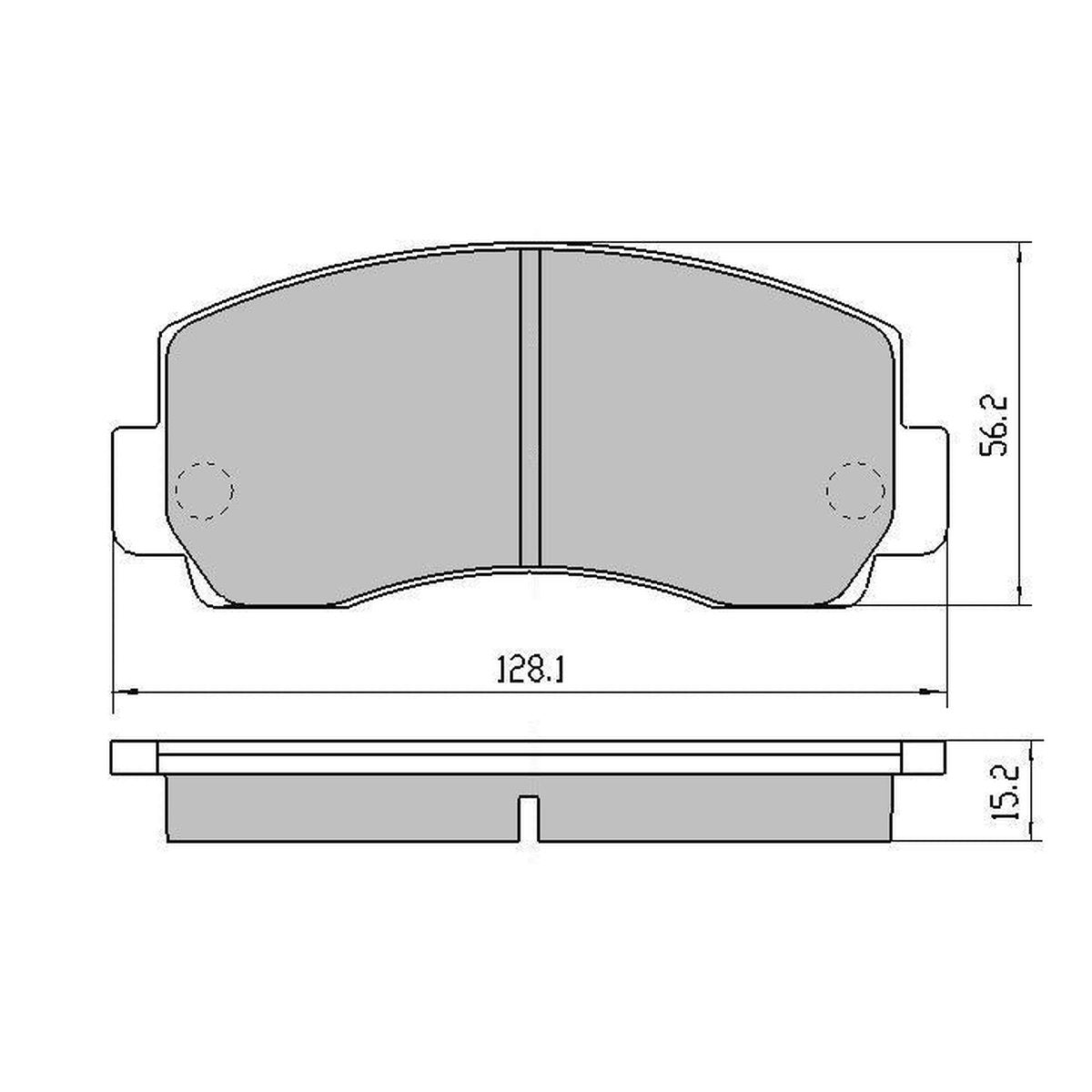 RDA GP Max Brake Pad Set Front RDB170