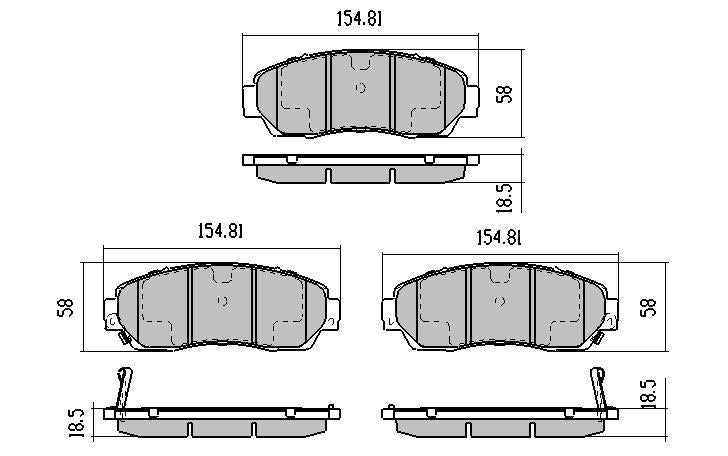 RDA GP Max Brake Pad Set Front RDB1720