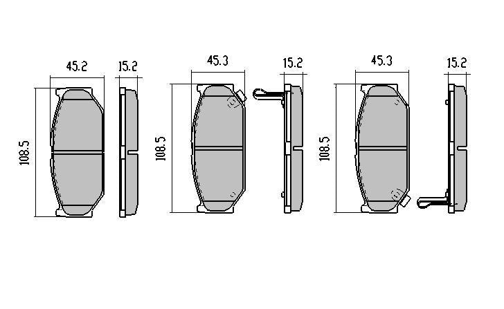 RDA GP Max Brake Pad Set Front RDB1818