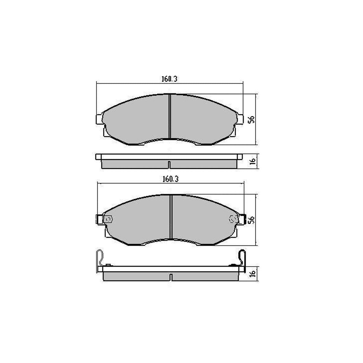 RDA GP Max Brake Pad Set Front RDB1920