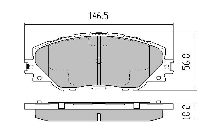 RDA Phantom Ceramic Brake Pad Set Front RDC1932