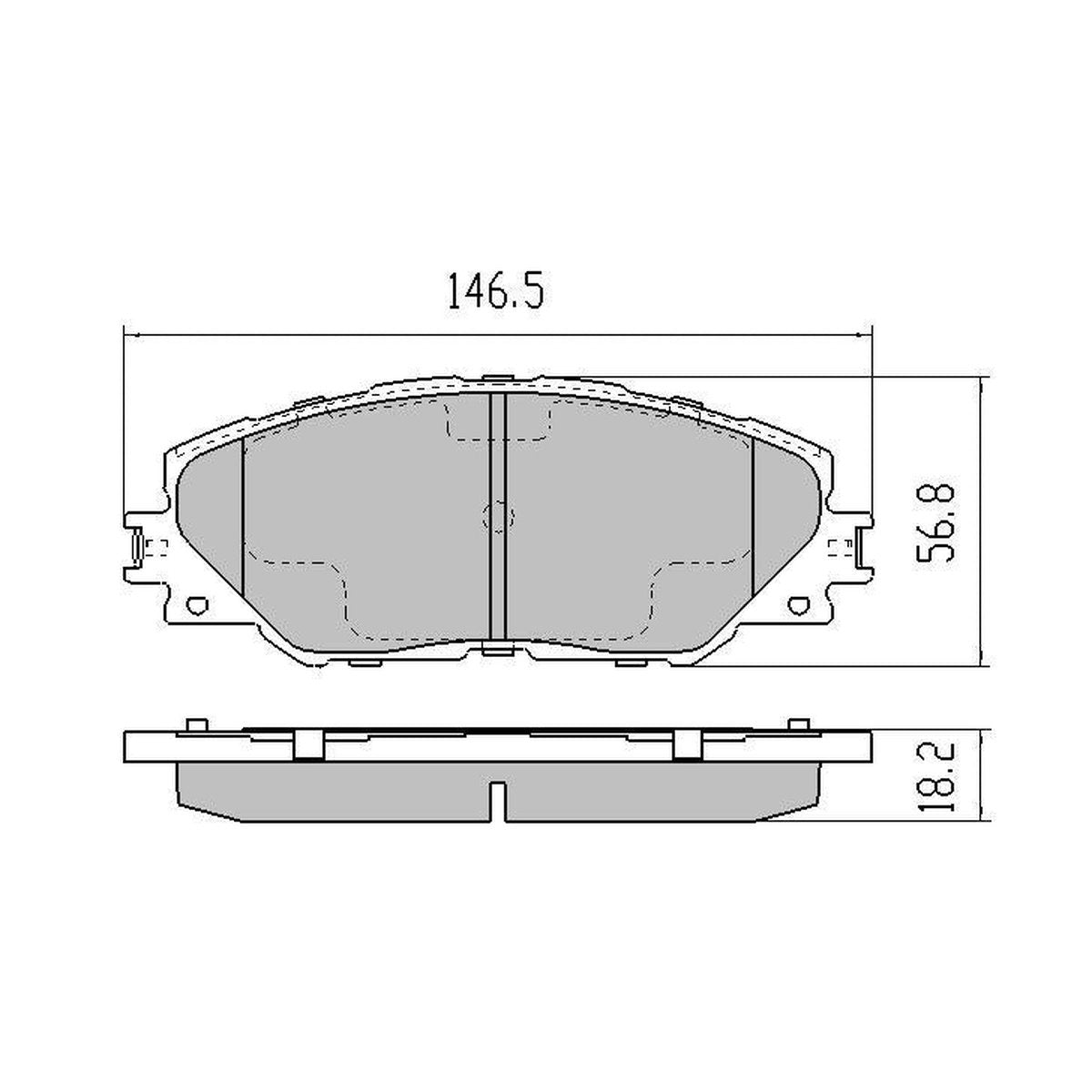 RDA GP Max Brake Pad Set Front RDB1932