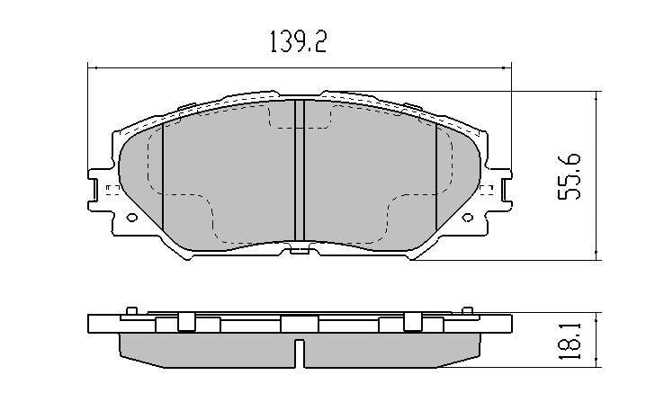 RDA GP Max Brake Pad Set Front RDB1933