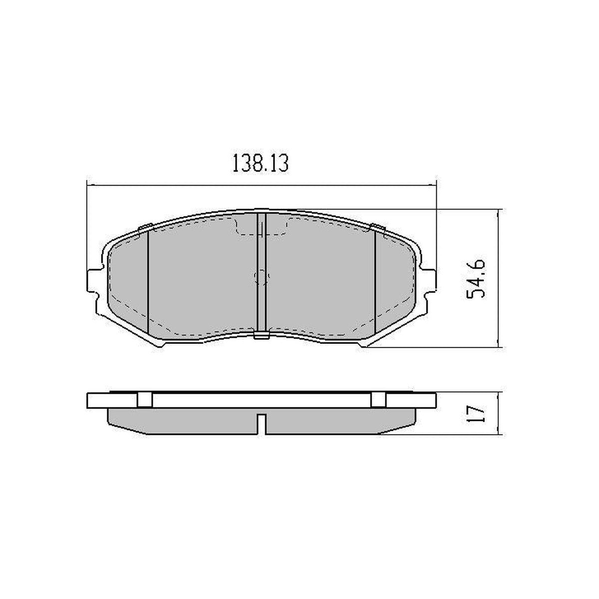 RDA Phantom Ceramic Brake Pad Set Front RDC1936