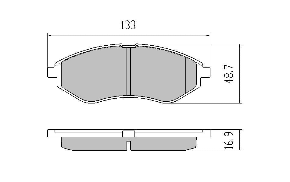 RDA GP Max Brake Pad Set Front RDB1940