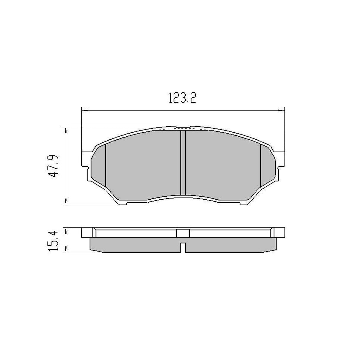 RDA GP Max Brake Pad Set Front RDB1941