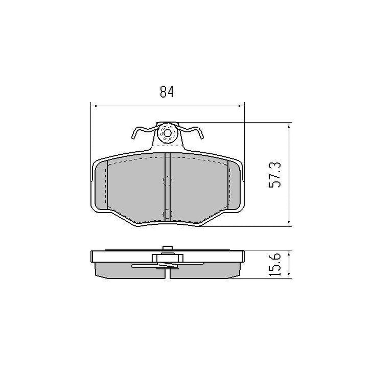 RDA GP Max Brake Pad Set Rear RDB1966